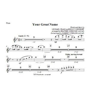 Your Great Name - Flute