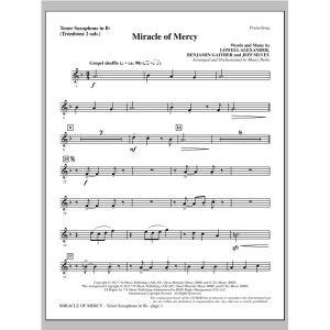 Miracle of Mercy - Tenor Sax (sub. Tbn 2)