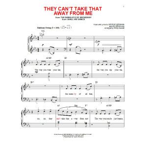 They Can't Take That Away From Me (arr. Phillip Keveren)