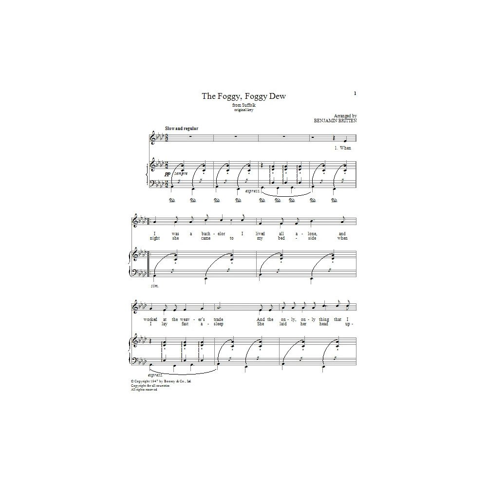 The Foggy, Foggy Dew
