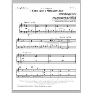 It Came Upon A Midnight Clear - Keyboard String Reduction
