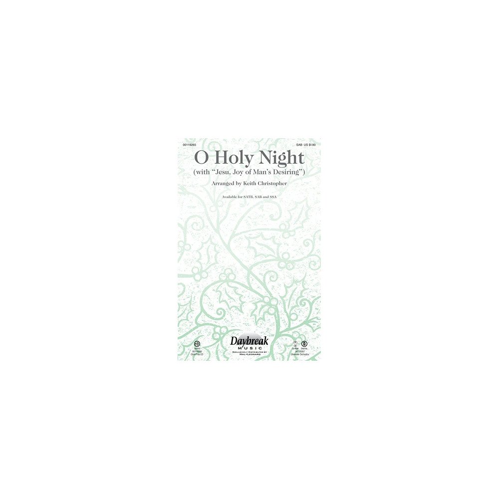 O Heilige Nacht (mit "Jesu, Joy of Man''s Desiring") - Kontrabass
