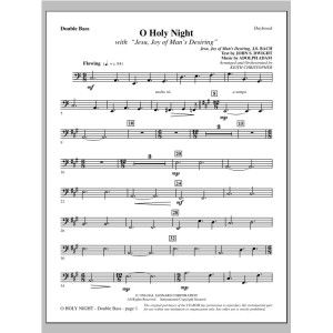 O Heilige Nacht (mit "Jesu, Joy of Man''s Desiring") - Kontrabass