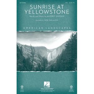 Sonnenaufgang in Yellowstone (aus American Landscapes)