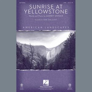 Sonnenaufgang in Yellowstone (aus American Landscapes)