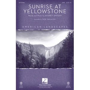 Sunrise At Yellowstone (aus American Landscapes)