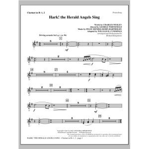 Hark! The Herald Angels Sing - Bb Clarinet 1 & 2