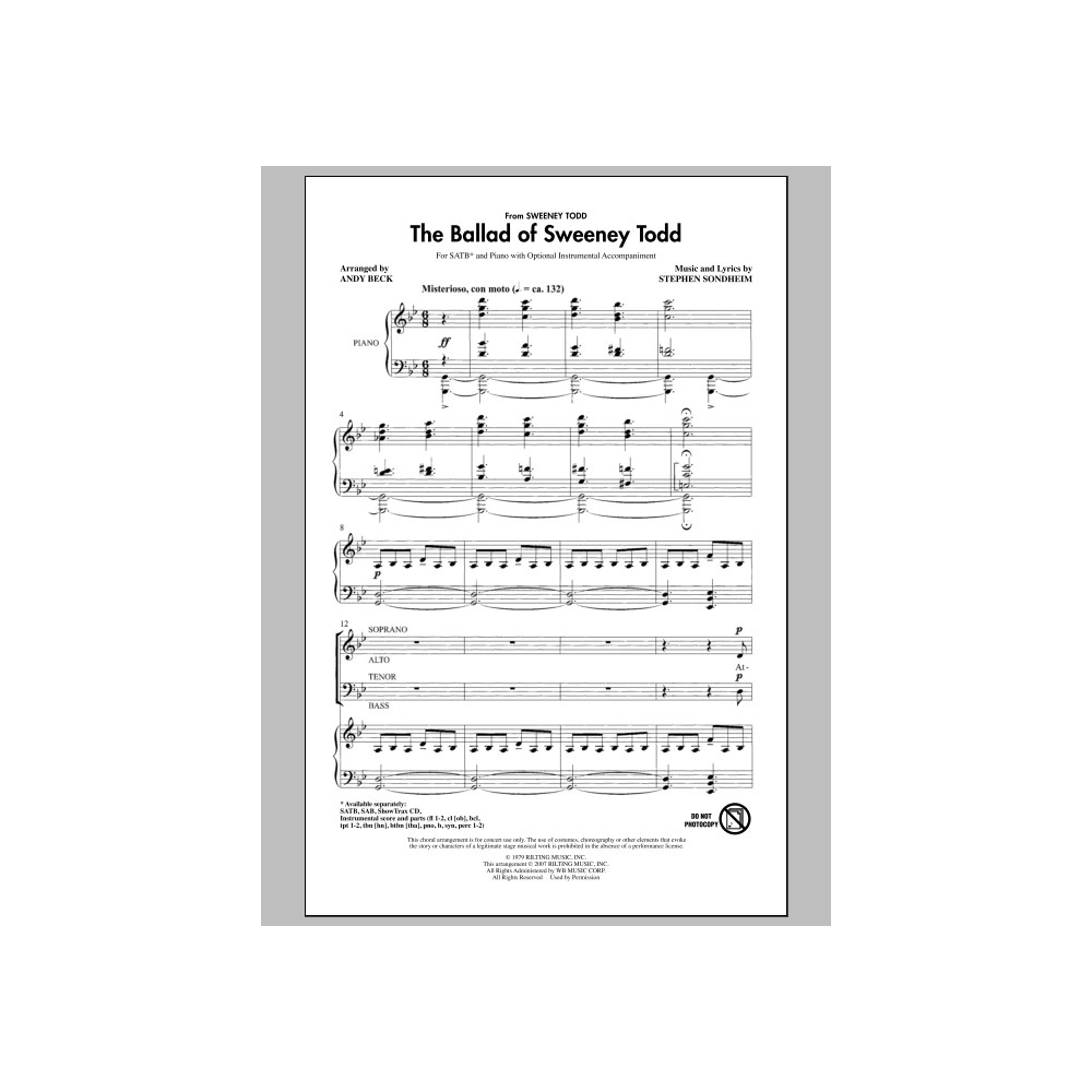 Die Ballade von Sweeney Todd