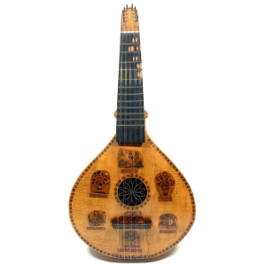 Cistro del Entlenbuch (Halszither suiza) de la década de 1850