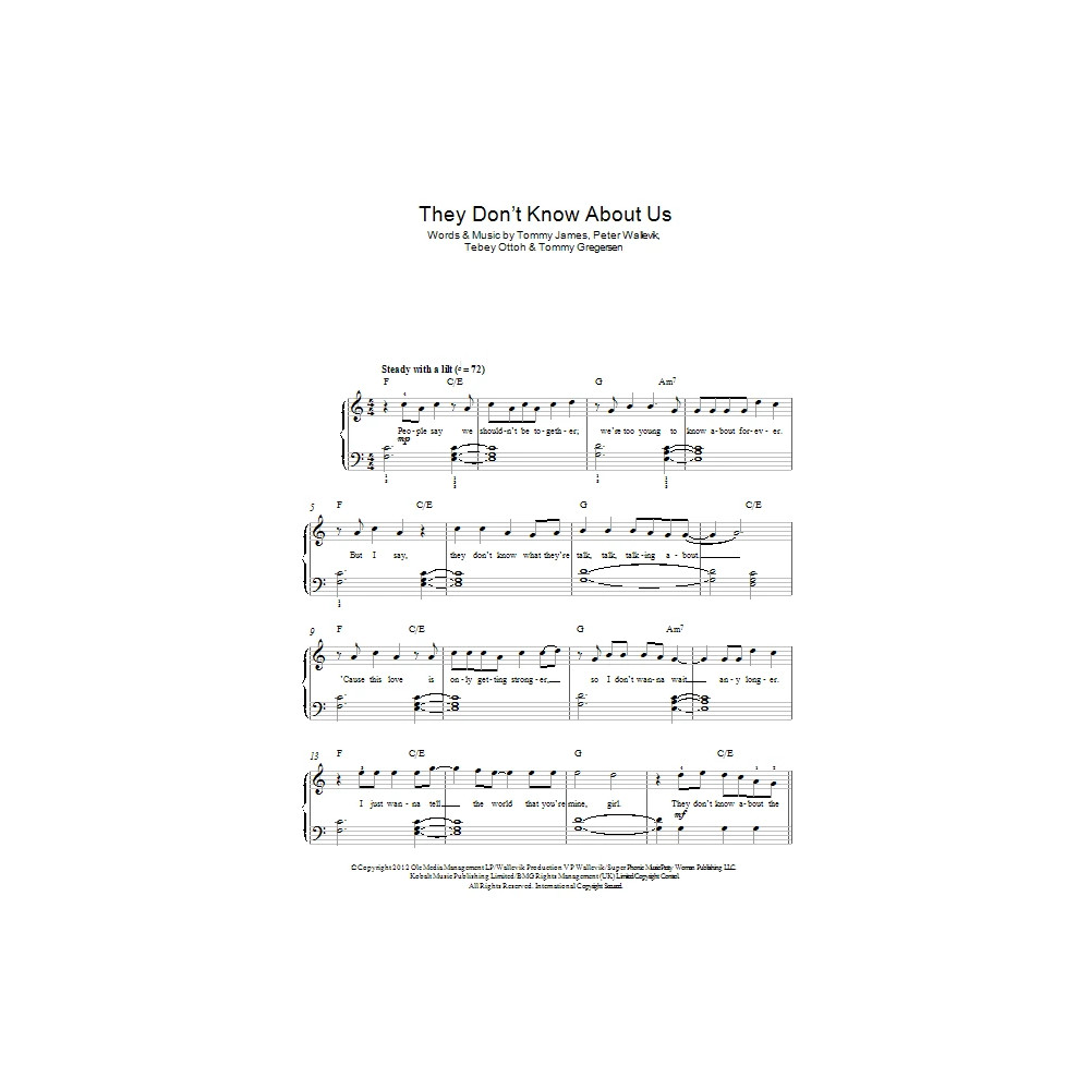 They Don't Know About Us