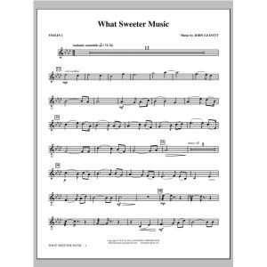 Was für eine süßere Musik - Violine 1
