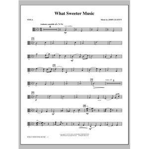 What Sweeter Music - Viola