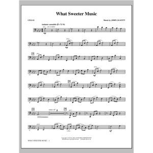 What Sweeter Music - Cello