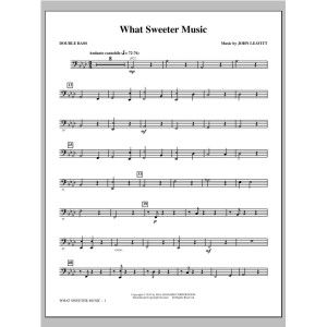 What Sweeter Music - Double Bass