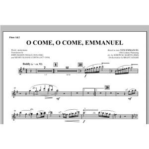 O Come, O Come, Emmanuel (aus Carols For Choir And Congregation) - Flöte 1 & 2