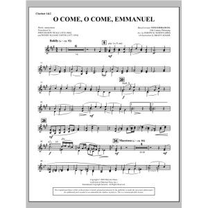 O Kommt, o Kommt, Emmanuel (aus Carols For Choir And Congregation) - Bb-Klarinette 1,2