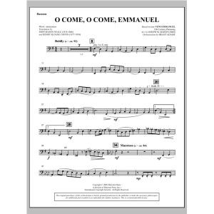 O komm, o komm, Emmanuel (aus Carols For Choir And Congregation) - Fagott