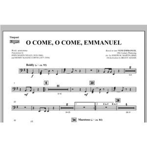 O Come, O Come, Emmanuel (from Carols For Choir And Congregation) - Timpani