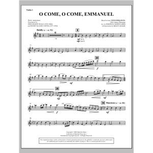 O Come, O Come, Emmanuel (from Carols For Choir And Congregation) - Violin 1