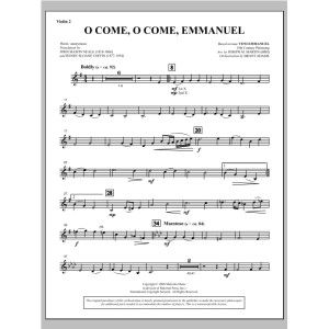 O Come, O Come, Emmanuel (from Carols For Choir And Congregation) - Violin 2