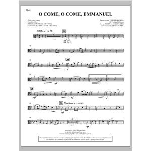 O Come, O Come, Emmanuel (from Carols For Choir And Congregation) - Viola
