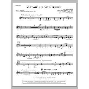 O Come, All Ye Faithful (from Carols For Choir And Congregation) - Bb Clarinet 1,2