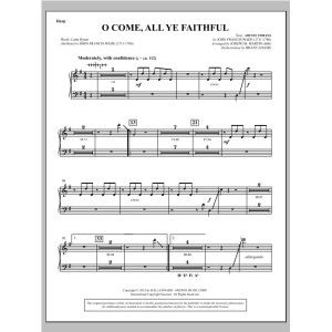O Come, All Ye Faithful (from Carols For Choir And Congregation) - Harp