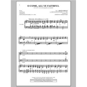 O Come, All Ye Faithful (from Carols For Choir And Congregation)