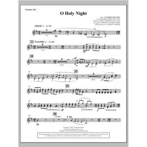 O Holy Night (from Carols For Choir And Congregation) - Bb Clarinet 1,2