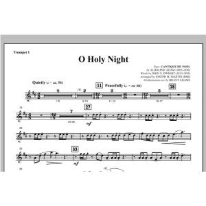 O Holy Night (from Carols For Choir And Congregation) - Bb Trumpet 1