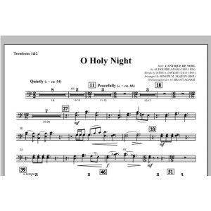 O Holy Night (from Carols For Choir And Congregation) - Trombone 1 & 2