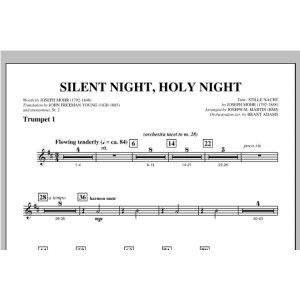 Silent Night, Holy Night (from "Carols For Choir And Congregation") - Bb Trumpet 1
