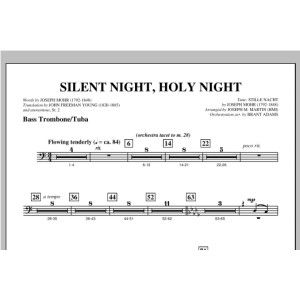 Silent Night, Holy Night (from "carols For Choir And Congregation") - Bass Trombone/Tuba