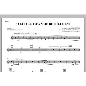 O Little Town Of Bethlehem (from Carols For Choir And Congregation) - Oboe