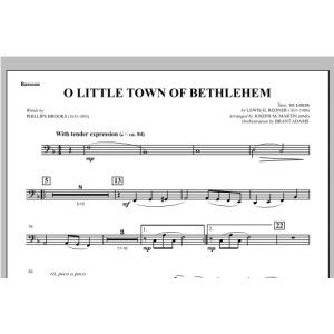 O Little Town Of Bethlehem (from Carols For Choir And Congregation) - Bassoon