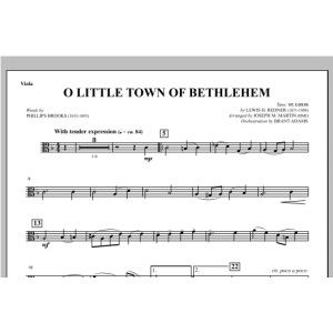 O Little Town Of Bethlehem (from Carols For Choir And Congregation) - Viola