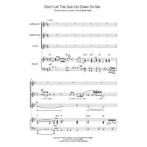 Don't Let The Sun Go Down On Me (arr. Christopher Hussey)