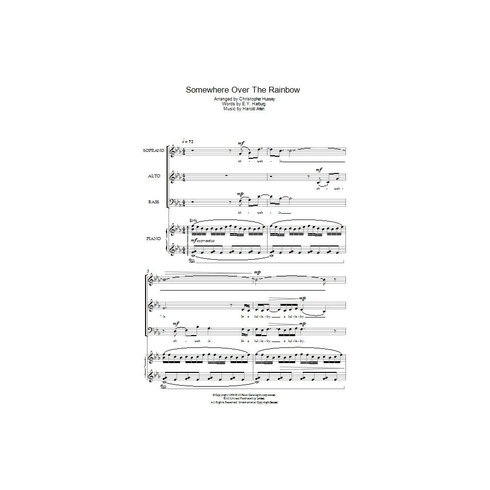 Over The Rainbow (from The Wizard Of Oz)