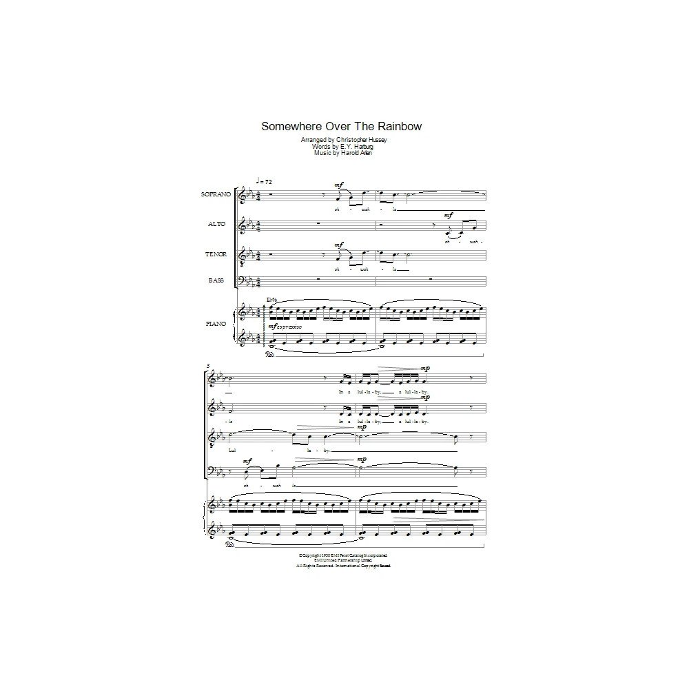 Over The Rainbow (from 'The Wizard Of Oz')