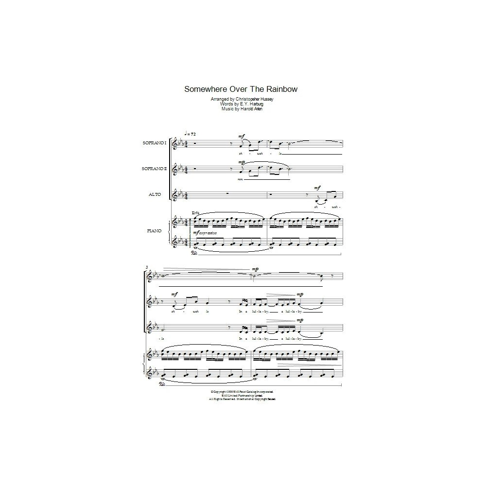 Over The Rainbow (from 'The Wizard Of Oz')