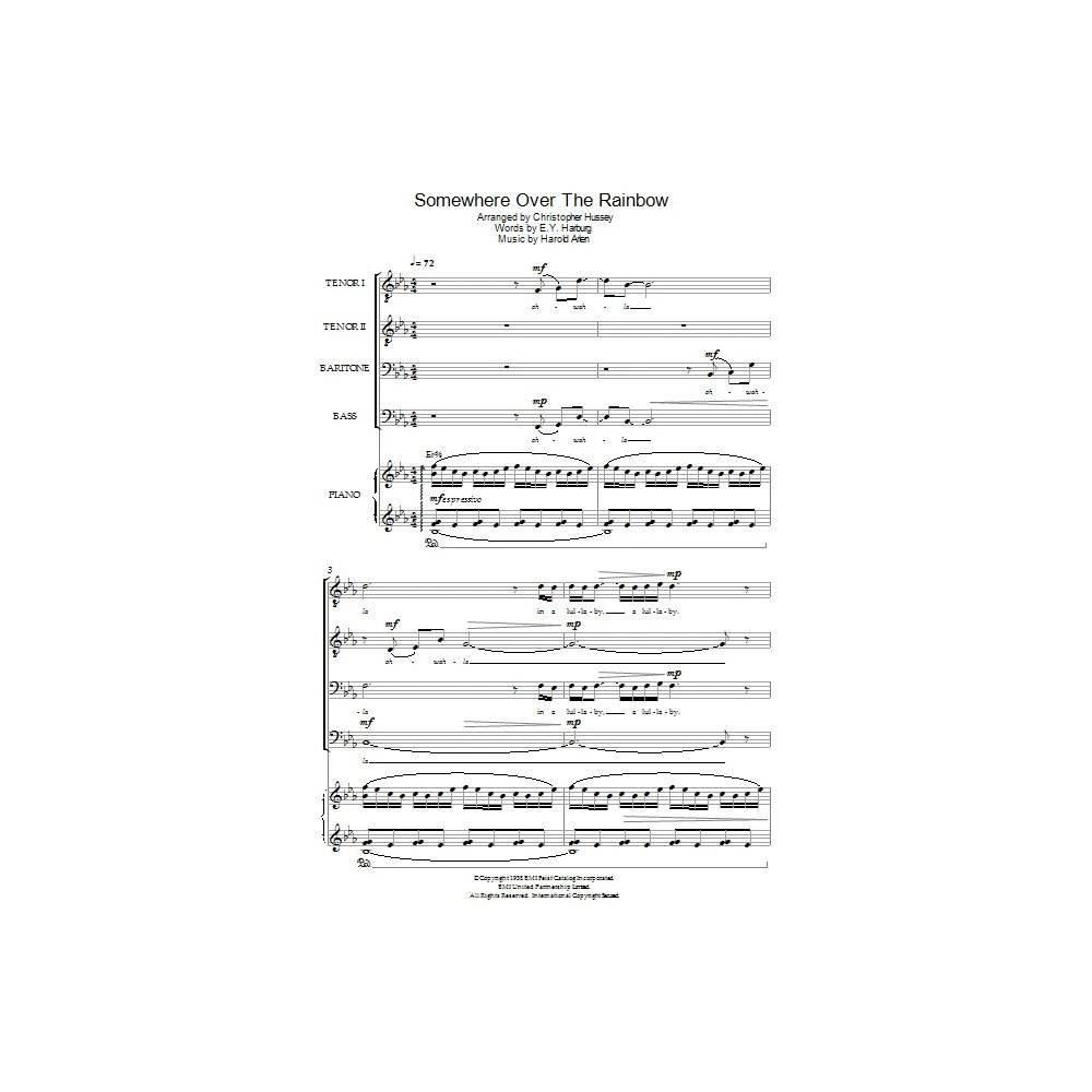 Over The Rainbow (from The Wizard Of Oz)