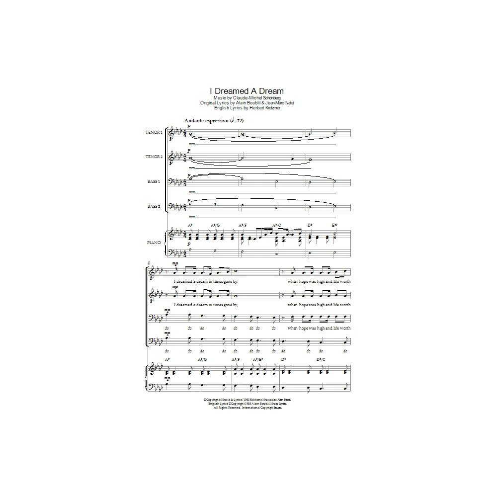I Dreamed A Dream (from 'Les Miserables')