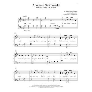 A Whole New World (from Aladdin) (arr. Carolyn Miller)