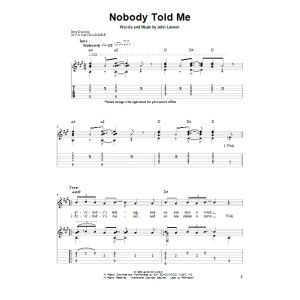 Nobody Told Me