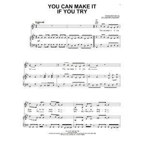 You Can Make It If You Try