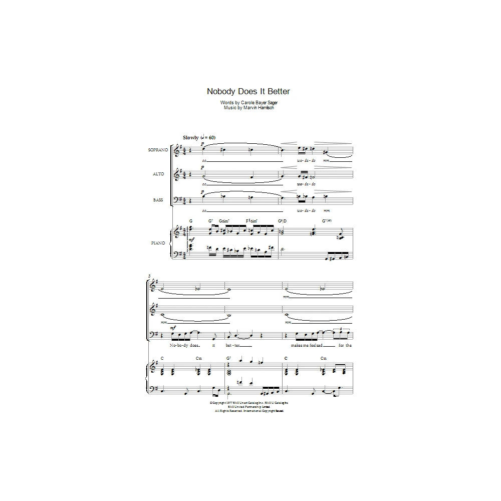 Nobody Does It Better