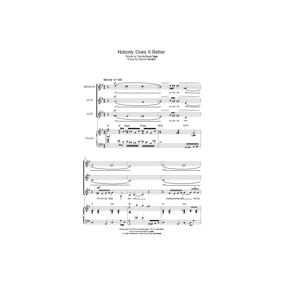 Nobody Does It Better