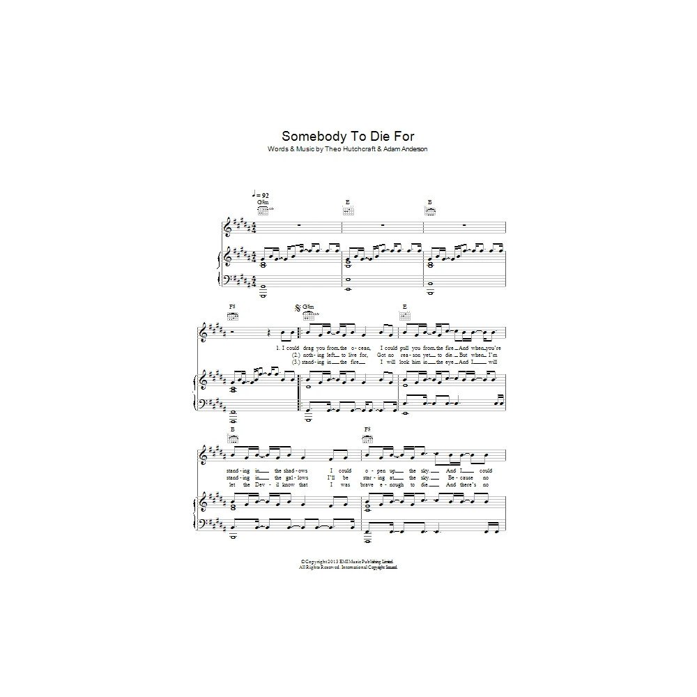 Somebody To Die For