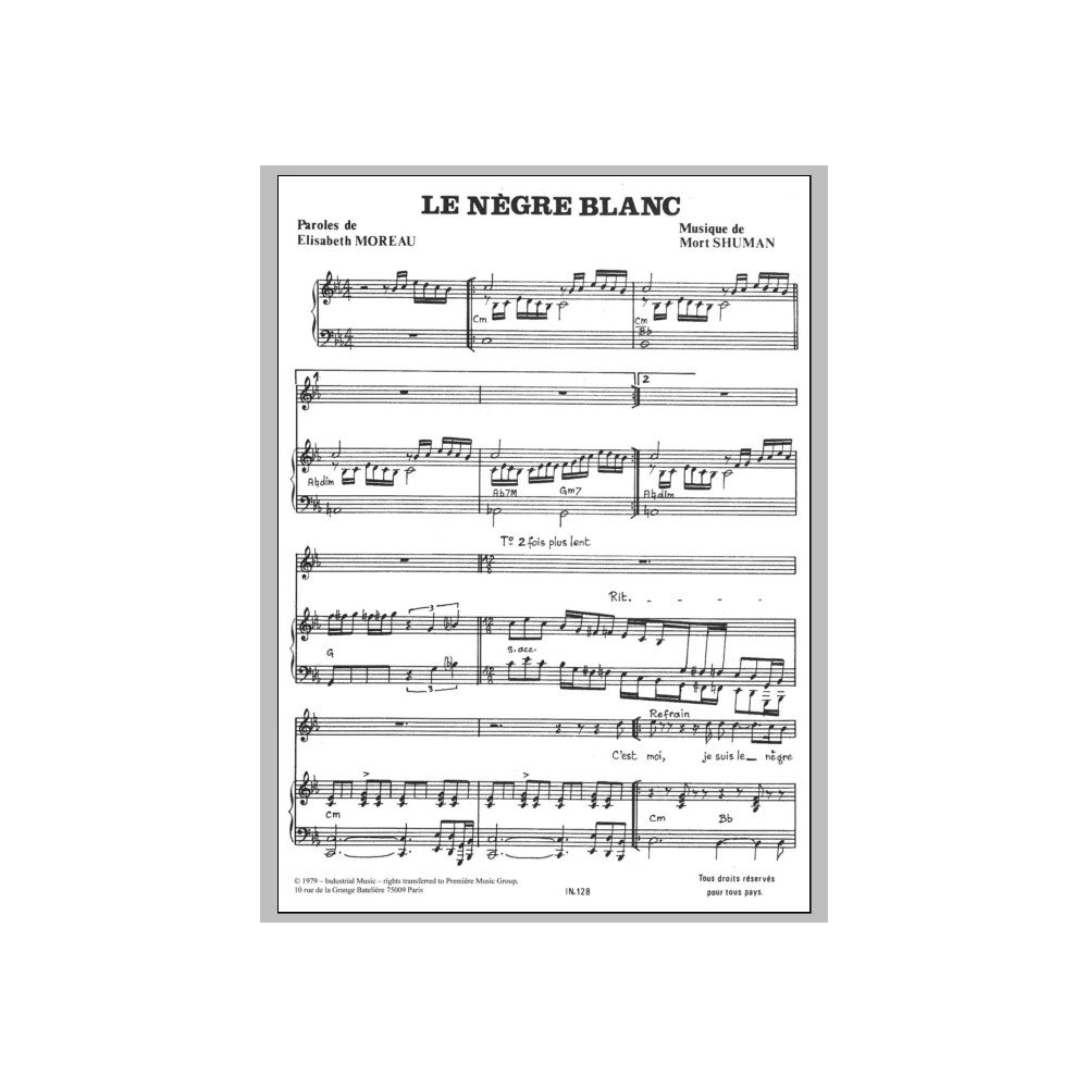 Le Negre Blanc