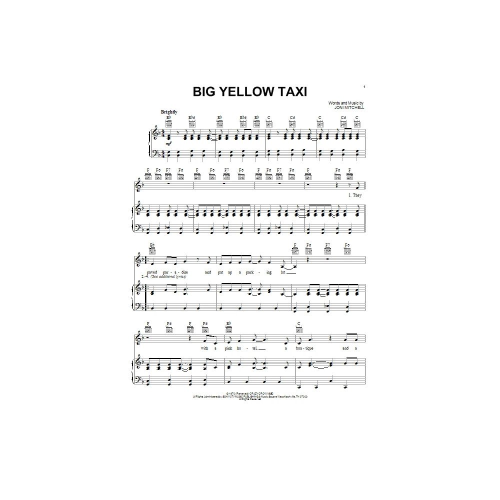 Big Yellow Taxi